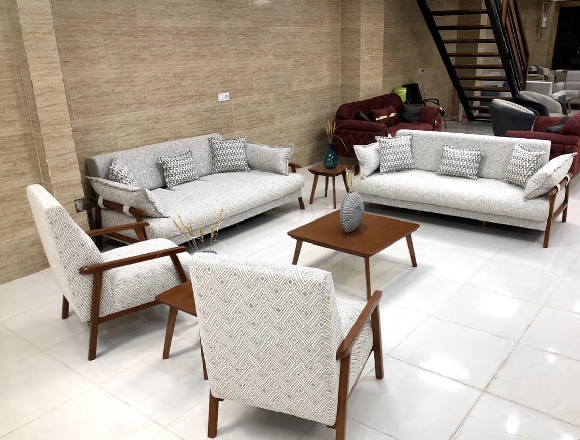 مبل راحتی مینیمال دسته متکایی - تصویر 3